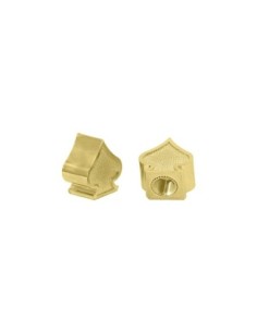 Spade Valve Caps Gold Schrader Valve.